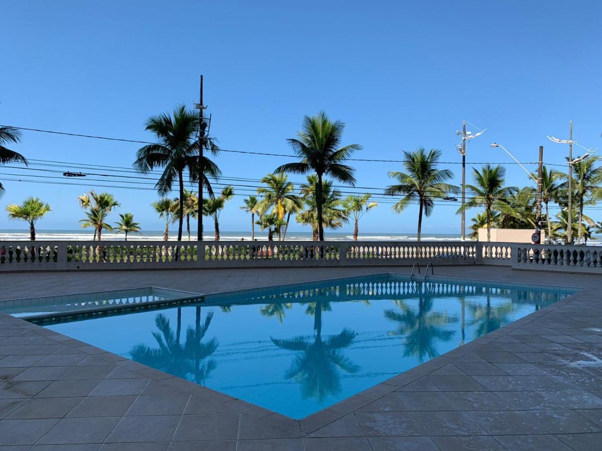 Apartamento Frente Ao Mar Com Varanda E Piscina Praia Grande  Bagian luar foto