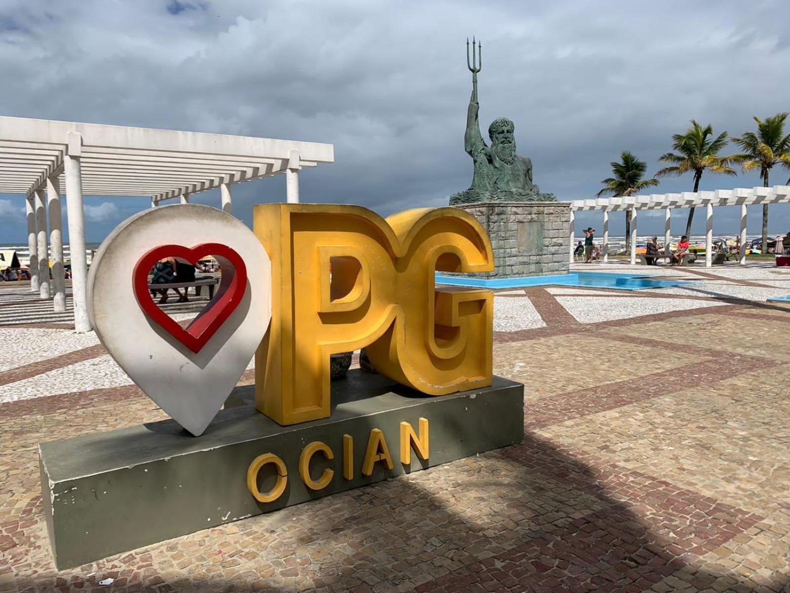 Apartamento Frente Ao Mar Com Varanda E Piscina Praia Grande  Bagian luar foto