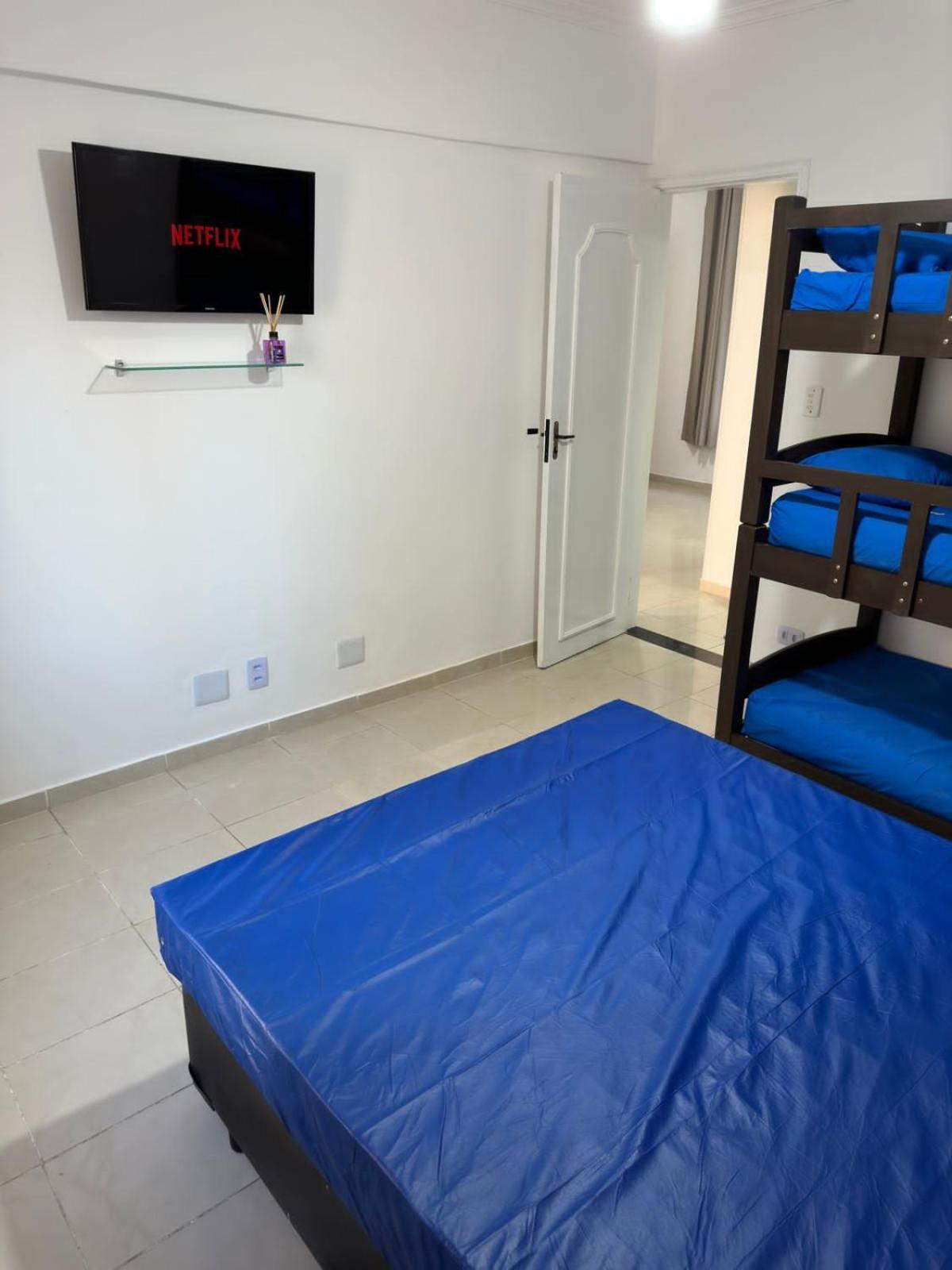 Apartamento Frente Ao Mar Com Varanda E Piscina Praia Grande  Bagian luar foto