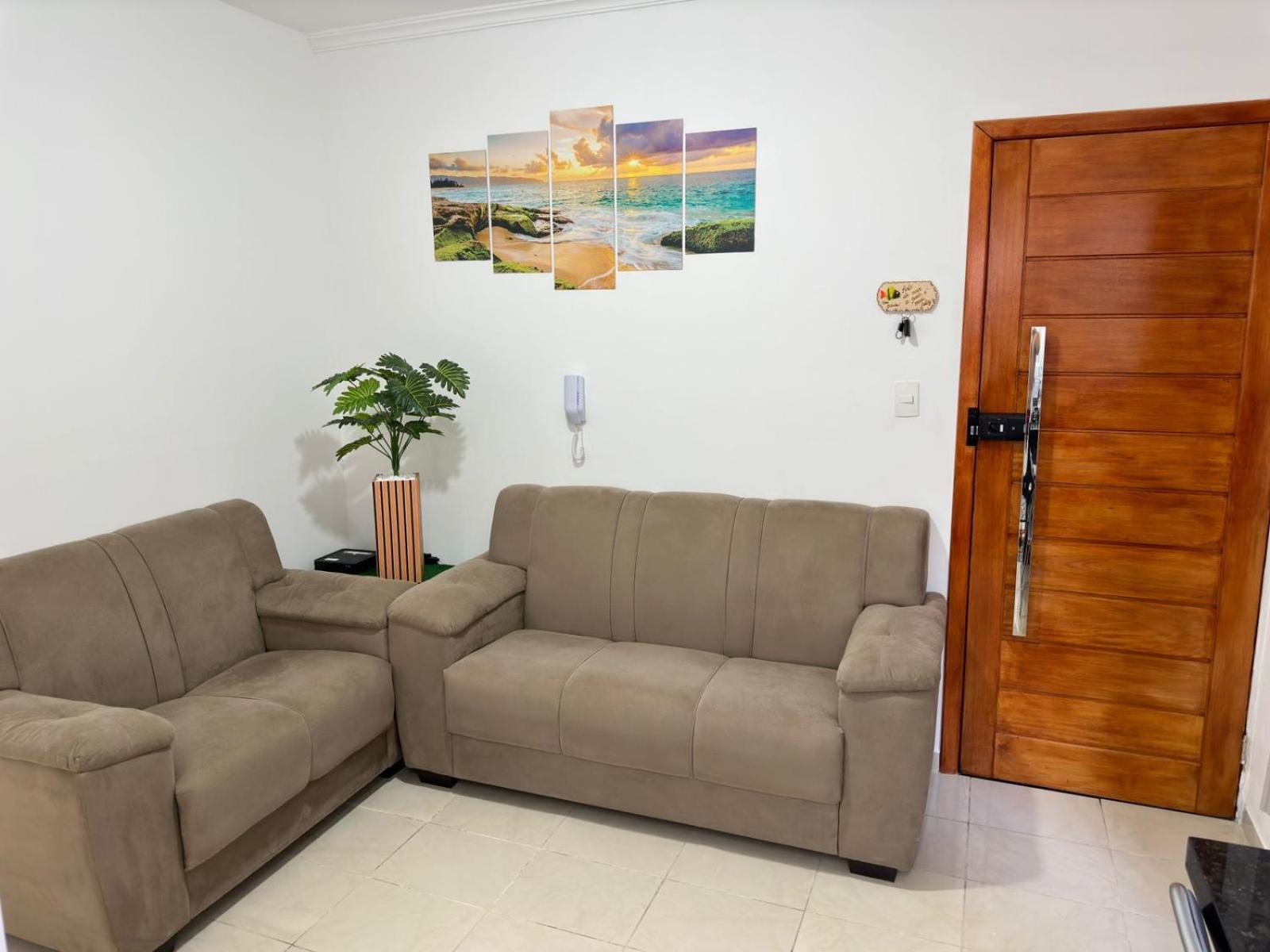 Apartamento Frente Ao Mar Com Varanda E Piscina Praia Grande  Bagian luar foto