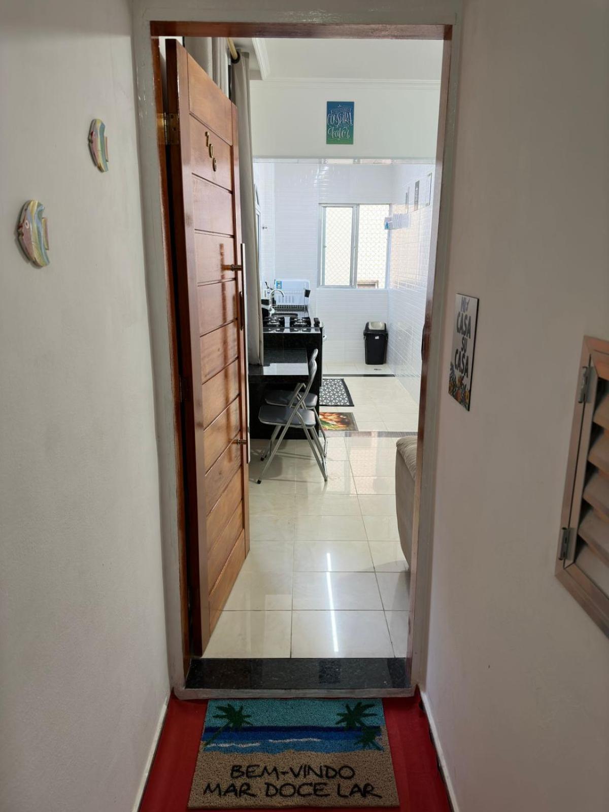 Apartamento Frente Ao Mar Com Varanda E Piscina Praia Grande  Bagian luar foto